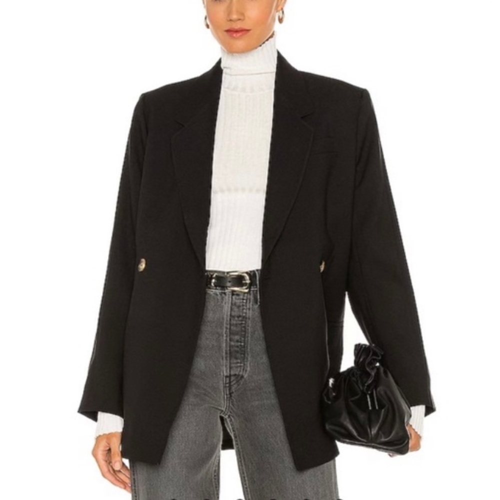 Anine Bing Classic Black Blazer